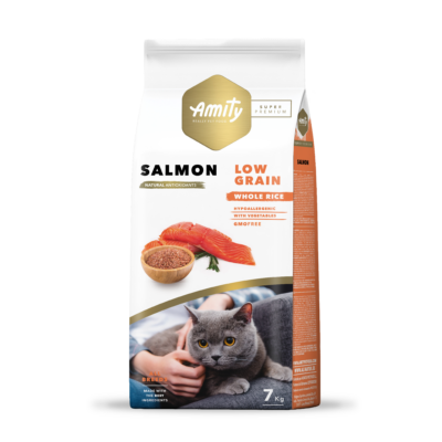 Amity Hypoallergen Cat Adult Salmon 7 kg macskatáp