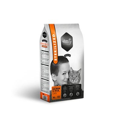 Amity Premium Cats Salmon Sterilized 10 kg macskatáp