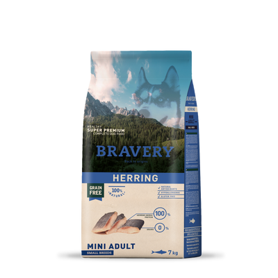 Bravery Herring Adult Large/Medium Breeds 4 kg kutyatáp