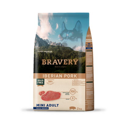 Bravery Iberian Pork Mini Adult Small Breeds 2 kg kutyatáp