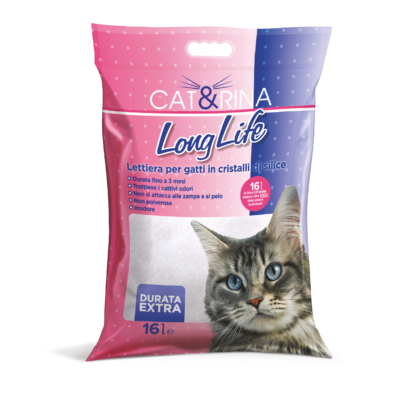 CAT RINA LongLife szilikagél macskaalom 6,4kg 16l