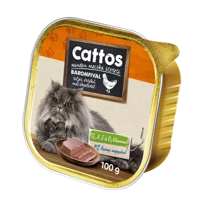 Cattos Alucup macskaeledel baromfi 100g