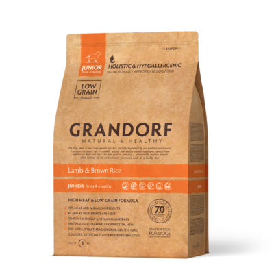 GRANDORF Lamb and Brown Rice - Junior - 3 Kg száraz kutyatáp