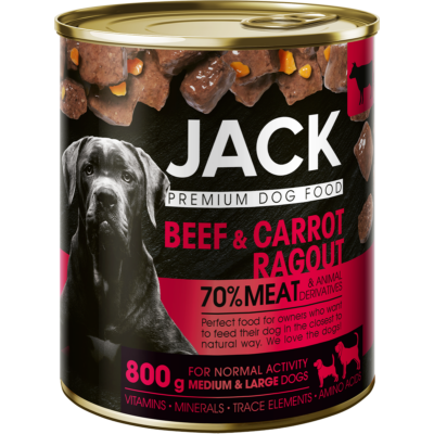 Jack kutya konzerv ragu marha-répa 800g