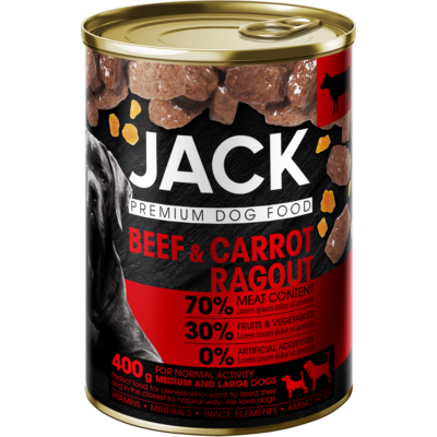 Jack kutya konzerv ragu marha-répa 400g