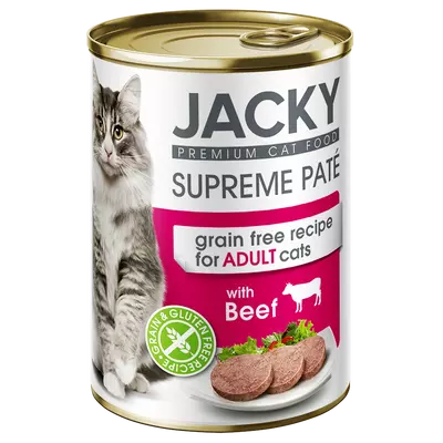 Jacky macska konzerv pástétom marha 400g