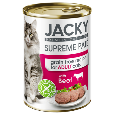 Jacky macska konzerv pástétom marha 400g