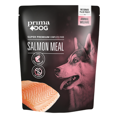 PrimaDog Salmon Alutasakos nedves kutyatáp 260g