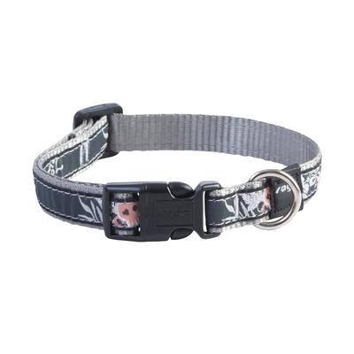 Rogz FANCY DRESS nyakörv L 20 mm Korall virágmintás